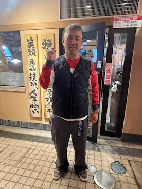 「アイテム（ダウンベスト）」を使った、yusuke_sさん（メンズ・175cm）の秋コーディネート