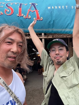 「shellterのアイテム（その他）」を使った、yusuke_sさん（メンズ・175cm・40代）の夏コーディネート