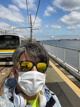 「Gimme Five（ギミーファイブ）のアイテム」を使った、yusuke_sさん（メンズ・175cm）の春コーディネート