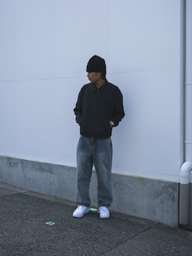 「thisisneverthat（ディスイズネバーザット）のアイテム（帽子）」を使った、thisisneverthatさん（メンズ・173cm）の秋コーディネート