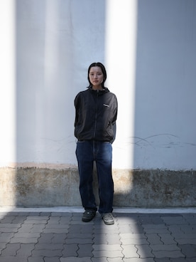 「thisisneverthat（ディスイズネバーザット）のアイテム」を使った、thisisneverthatさん（レディース・159cm）の夏コーディネート