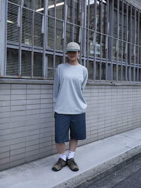 「thisisneverthat（ディスイズネバーザット）のアイテム」を使った、thisisneverthatさん（レディース・160cm）の夏コーディネート