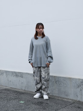 「thisisneverthat（ディスイズネバーザット）のアイテム」を使った、thisisneverthatさん（レディース・155cm）の秋コーディネート