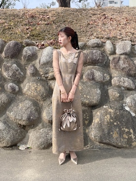 うーさん 。さん（レディース・168cm）の冬コーディネート