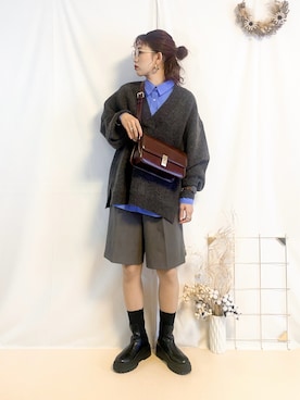 うーさん 。さん（骨格ウェーブ・レディース・168cm）の秋コーディネート