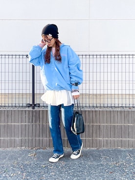 「arth（アース）のアイテム」を使った、うーさん 。さん（レディース・168cm）の冬コーディネート