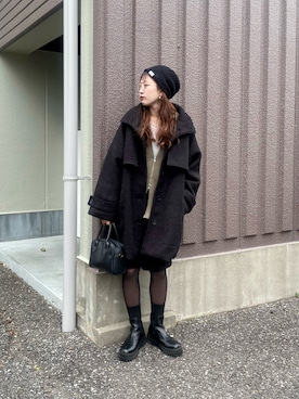 うーさん 。さん（レディース・168cm）の冬コーディネート