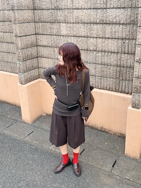 「アイテム（その他）」を使った、うーさん 。さん（レディース・168cm）の秋コーディネート