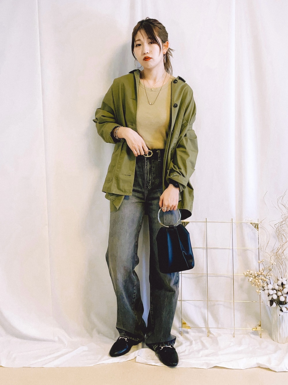 Samansa Mos2（サマンサ モスモス）の「ミリタリージャケット