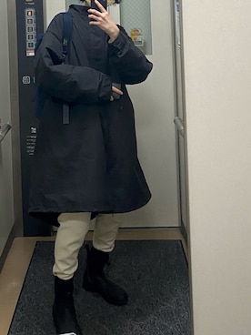 「軍物」｜「アイテム（ブーツ）」を使った、Rさん（レディース・170cm）の秋コーディネート