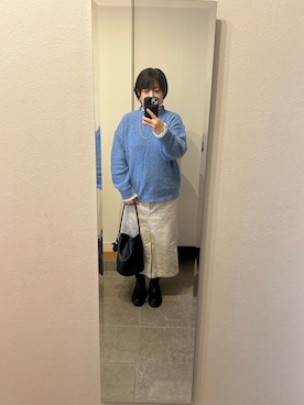 「アイテム（ハンドバッグ）」を使った、めきちんさん（レディース・150cm・40代）の冬コーディネート