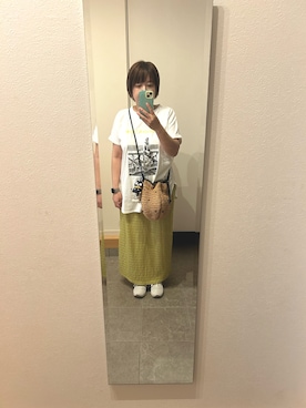 「しまむら（シマムラ）のアイテム」を使った、めきちんさん（レディース・150cm）の夏コーディネート