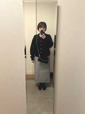 「アイテム（バレエシューズ）」を使った、めきちんさん（レディース・150cm・40代）の冬コーディネート