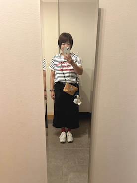 「アイテム（ソックス/靴下）」を使った、めきちんさん（レディース・150cm・40代）の秋コーディネート