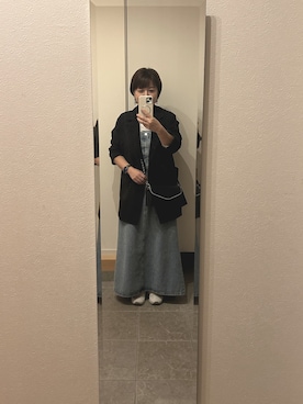 「アイテム（ワンピース）」を使った、めきちんさん（レディース・150cm・40代）の秋コーディネート