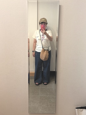 「SOMETHING（サムシング）のアイテム」を使った、めきちんさん（レディース・149cm）の春コーディネート
