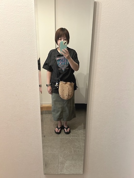 「アイテム（スカート）」を使った、めきちんさん（レディース・150cm・40代）の夏コーディネート