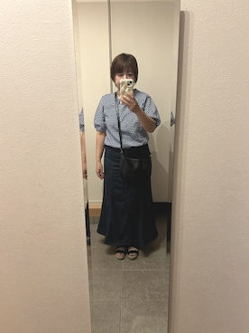 「アイテム（スカート）」を使った、めきちんさん（レディース・150cm・40代）の夏コーディネート