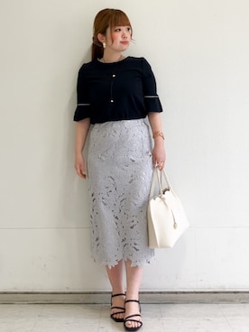 「index（インデックス）のアイテム（バッグ）」を使った、MIPPOさん（レディース・149cm）の春コーディネート