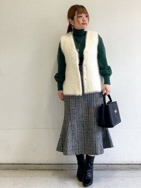 MIPPOさん（レディース・149cm）の冬コーディネート