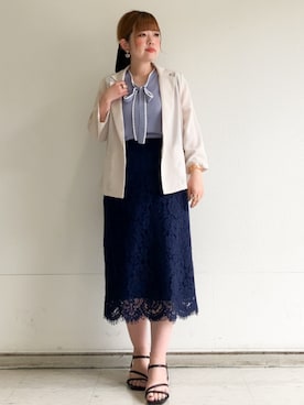 MIPPOさん（レディース・149cm）の夏コーディネート