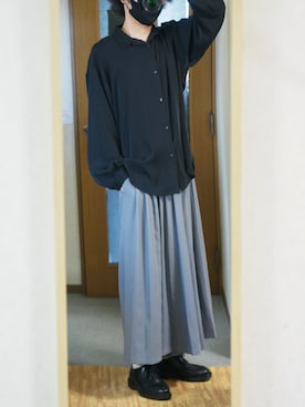 「harapeco（ハラペコ）のアイテム」を使った、まっちーさん（メンズ・179cm）の春コーディネート