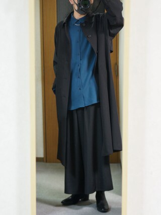 ステンカラーコート KUUUPY  2way Over Soutien Collar Coat KUUUPY（クーピー）の「2way Over Soutien Collar Coat - 2way