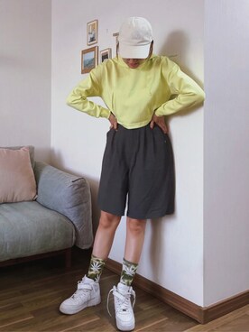 「:CHOCOOLATEのアイテム」を使った、LU-苇さん（レディース・165cm）の秋コーディネート