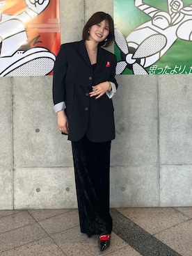 「sahara（サハラ）のアイテム」を使った、ririさん（レディース・158cm）の春コーディネート