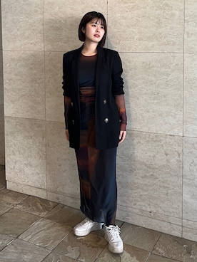 ririさん（レディース・158cm）の春コーディネート