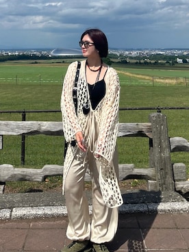 「アイテム（その他トップス）」を使った、ririさん（レディース・158cm）の夏コーディネート