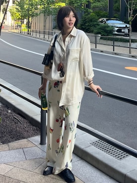 「bohmal（ボマール）のアイテム」を使った、ririさん（レディース・158cm）の春コーディネート