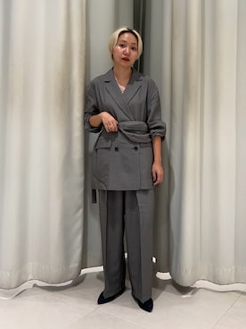 「アイテム（テーラードジャケット）」を使った、kanoさん（レディース・157cm・20代）の夏コーディネート