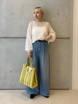 kanoさん（レディース・157cm）の春コーディネート