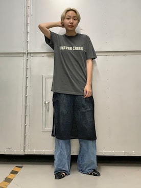 「アイテム（ワンピース/ドレス）」を使った、kanoさん（レディース・157cm）の夏コーディネート