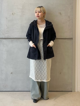 「マウンテンパーカー」｜kanoさん（レディース・157cm）の春コーディネート