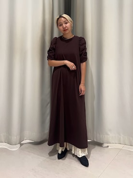 「アイテム（ワンピース/ドレス）」を使った、kanoさん（レディース・157cm・20代）の夏コーディネート
