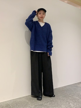 「サムホール」｜kanoさん（レディース・157cm）の冬コーディネート