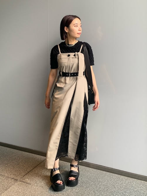 プラットファームストラップサンダル｜厚底/夏服（サンダル