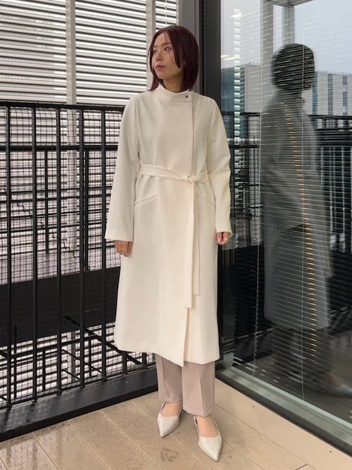 完売間近！】ソフトスタンドカラーコート（その他アウター）｜UNITED