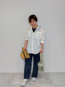 「collex（コレックス）のアイテム」を使った、NASHIさん（骨格ストレート・レディース・149cm）の春コーディネート