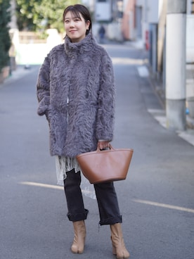 cocowilderさん（レディース・163cm）の冬コーディネート