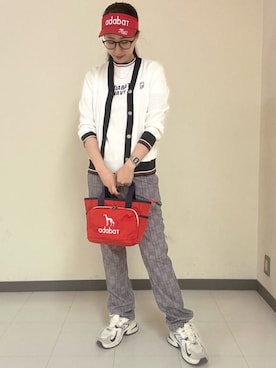 「adabat（アダバット）のアイテム」を使った、s.mさん（レディース・168cm）の春コーディネート