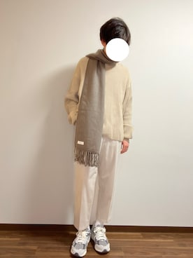 「フォロバ」｜「アイテム（スラックス）」を使った、HiROKiさん（メンズ・174cm）の冬コーディネート