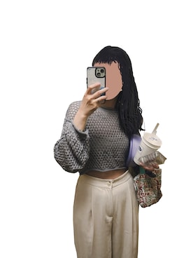 「NOのアイテム」を使った、HSUさん（レディース・159cm）の秋コーディネート