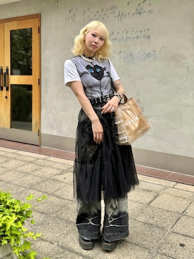 「MAISON SPECIAL（メゾンスペシャル）のアイテム」を使った、ｼ  ｦ  ﾝさん（レディース・160cm）の夏コーディネート