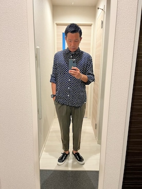 「SHIPS（シップス）のアイテム」を使った、カズさん（メンズ・170cm）の夏コーディネート