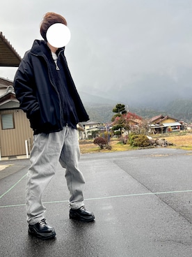 「Snap club（スナップクラブ）のアイテム（ジャケット/アウター）」を使った、t@1さん（メンズ・174cm）の冬コーディネート