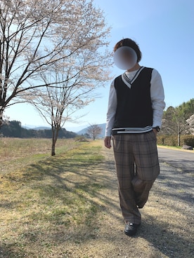 t@1さん（メンズ・174cm）の春コーディネート