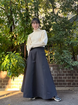 西村美紗さん（骨格ウェーブ・レディース・154cm）の秋コーディネート